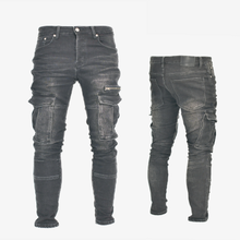 Load image into Gallery viewer, LANNIU Stacked Cargo Denim
