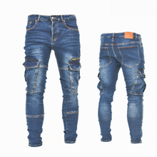 Load image into Gallery viewer, LANNIU Stacked Cargo Denim
