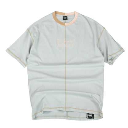 Men Letter Graphic( Be Brave!, Face Life!) Over Size T-shirt