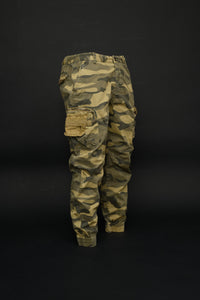 Men Cuffed QXL Camouflage Cargo Pants ONLY