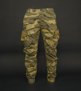 Men Cuffed QXL Camouflage Cargo Pants ONLY