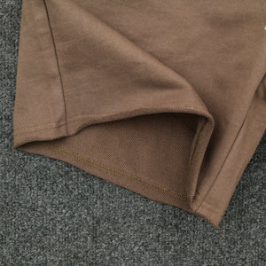 SMW Raw Hem Draw String Sweat Shorts