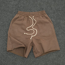 Load image into Gallery viewer, SMW Raw Hem Draw String Sweat Shorts
