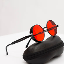 Load image into Gallery viewer, SteamPunk Classic Vintage Round Sunglasses.
