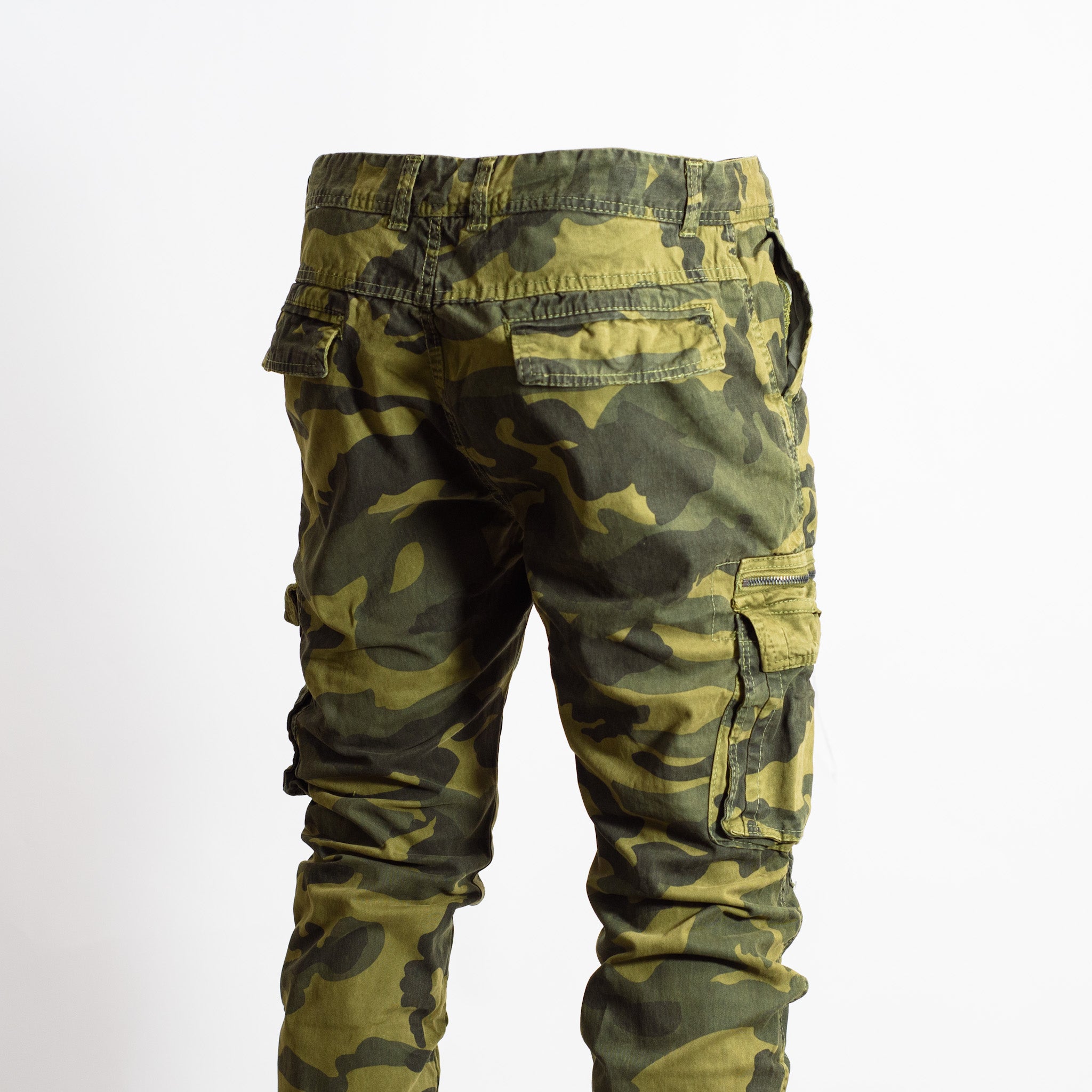 Men Cuffed Camouflage Cargo Pants QXL – LOWKAL SA