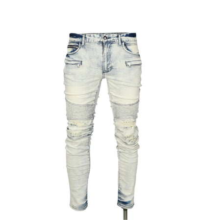 Biker Ripped Distressed Denim