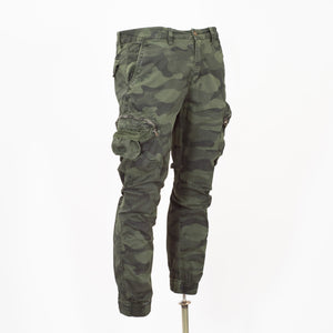 Men Cuffed QXL Camouflage Cargo Pants ONLY