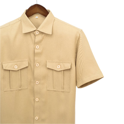 Men Safari Short Sleeve Suit