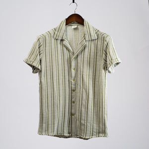 Complo Revere Collar Pin Stripe Shirt