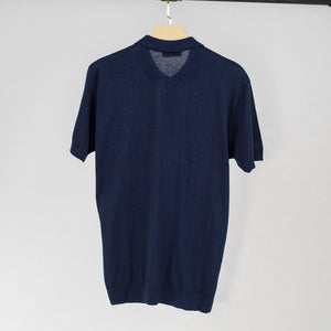 Men Solid Colour Knit Polo Shirts