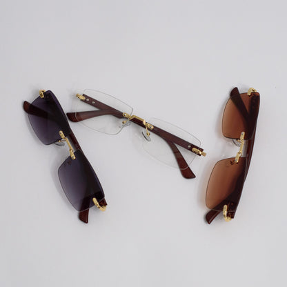 Men Classic Frameless Sunglasses