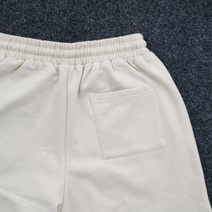 SMW Raw Hem Draw String Sweat Shorts