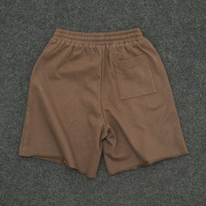 SMW Raw Hem Draw String Sweat Shorts