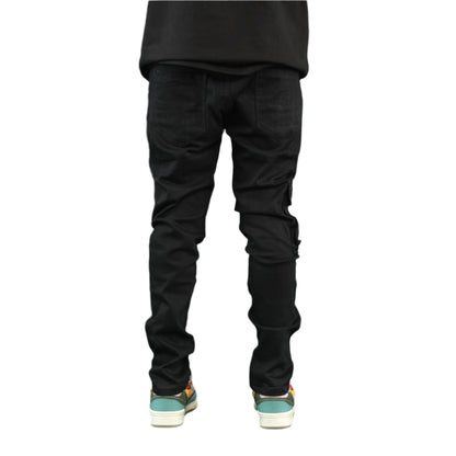 Men’s Skinny Multi-Pocket Cargo Duffey Denim Jeans ONLY