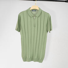 Load image into Gallery viewer, Men Solid Colour Knit Polo Shirts
