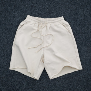 SMW Raw Hem Draw String Sweat Shorts