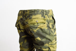 Men Cuffed Camouflage Cargo Pants QXL