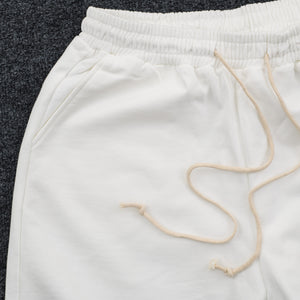 SMW Raw Hem Draw String Sweat Shorts