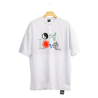Men Letter "ONE LOVE" Graphic T-shirt