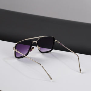 Men Retro Square Sunglasses