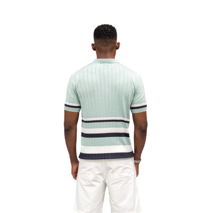 The Stripe Knit Polo ONLY
