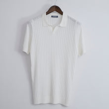 Load image into Gallery viewer, Miron Knitted Polo T Shirt
