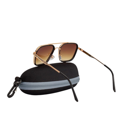 Men All Retro Square Sunglasses