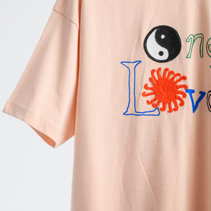 Men Letter "ONE LOVE" Graphic T-shirt