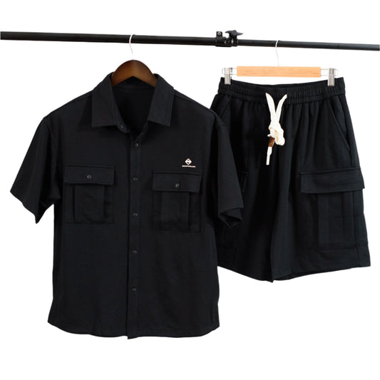 Men Cargo Pocket Shirt/Short