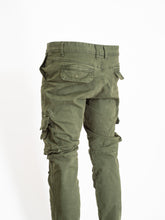 Load image into Gallery viewer, Men Flap Pocket Slim Cargo Pants
