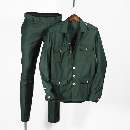 Men Safari 2 Pcs Suit