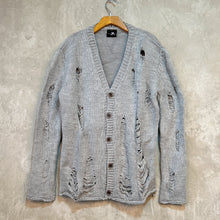 Load image into Gallery viewer, Knitted Ripped Fashion Cardigan
