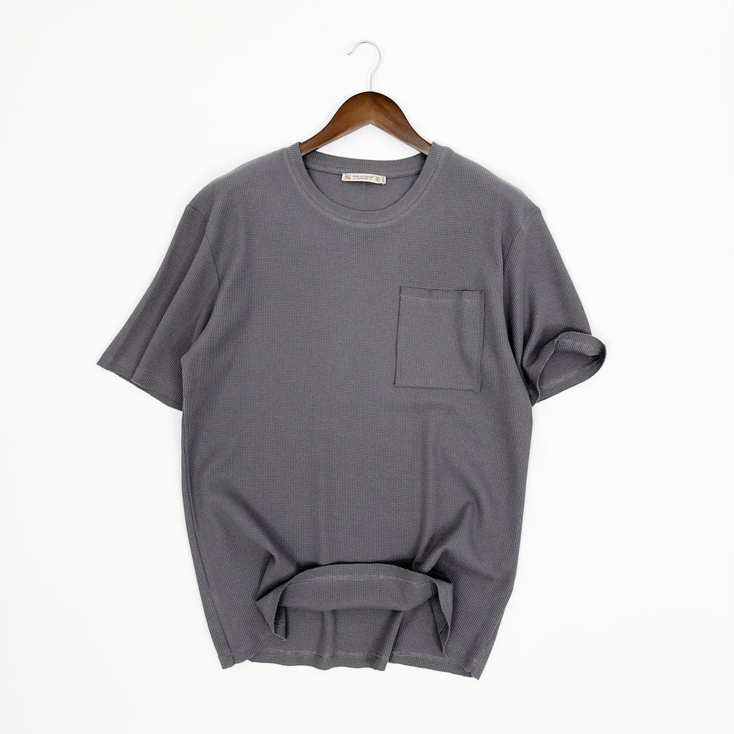 Paul LE Guen Solid Colour Pocket Patched Loose Fit Short Sleeve TSHIRT