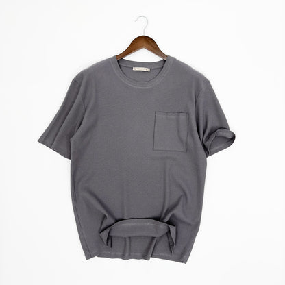 Paul LE Guen Solid Colour Pocket Patched Loose Fit Short Sleeve TSHIRT