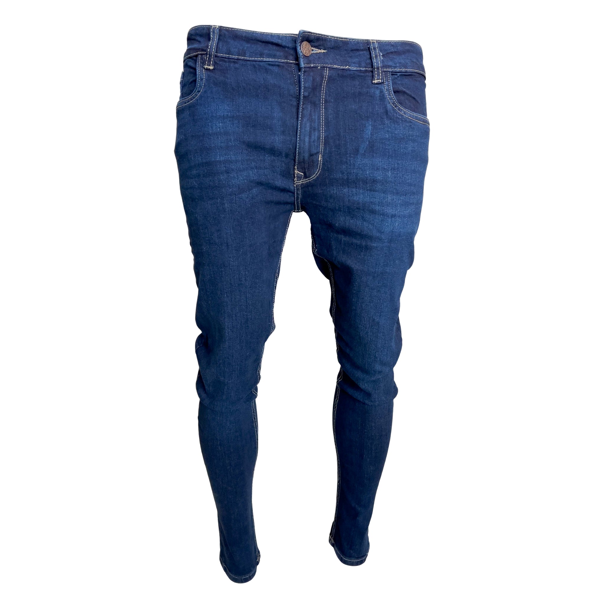 Blue stretch Skinny jeans – LOWKAL SA