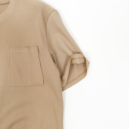 Paul LE Guen Solid Colour Pocket Patched Loose Fit Short Sleeve TSHIRT