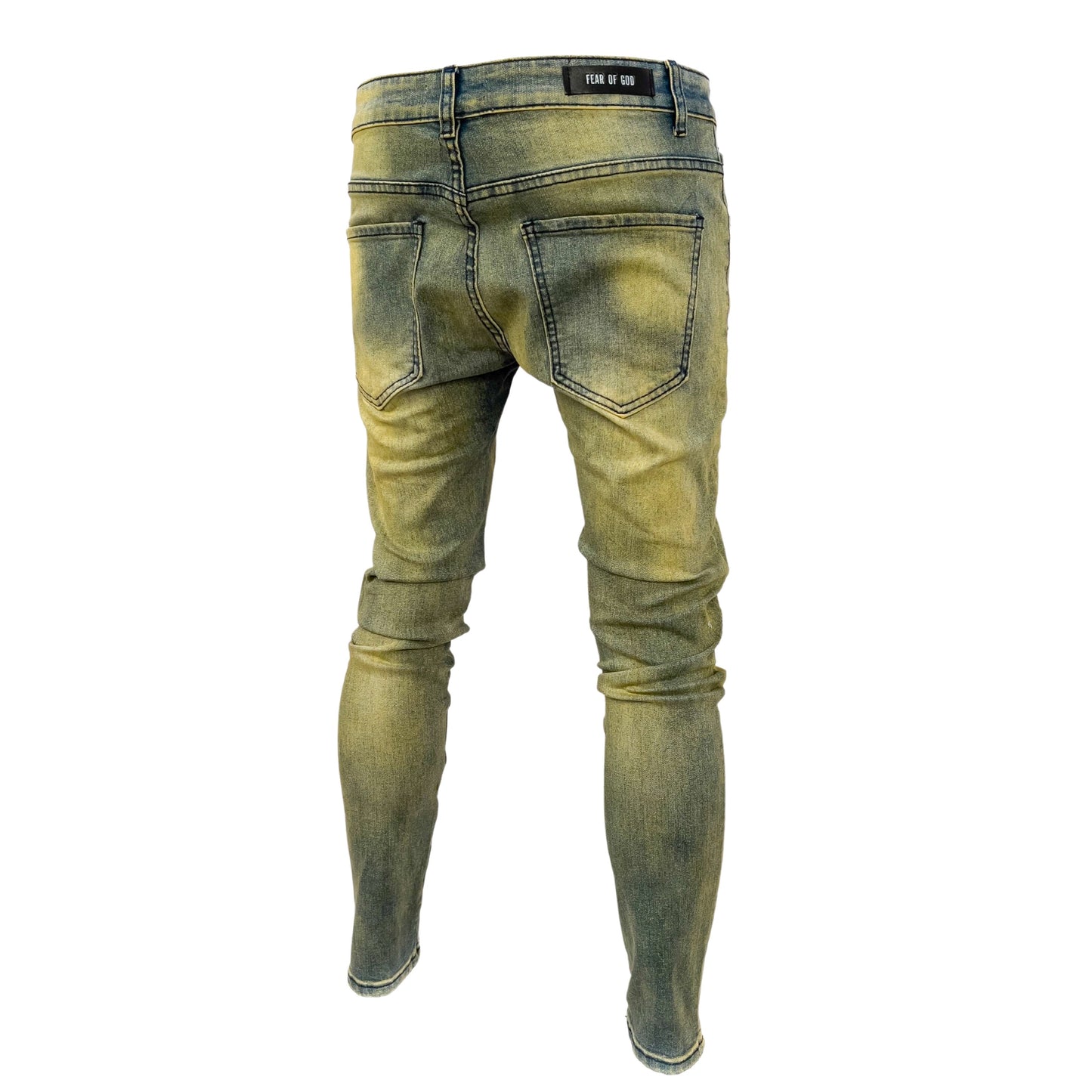 Dirty washed Distressed Fashion Skinny jeans