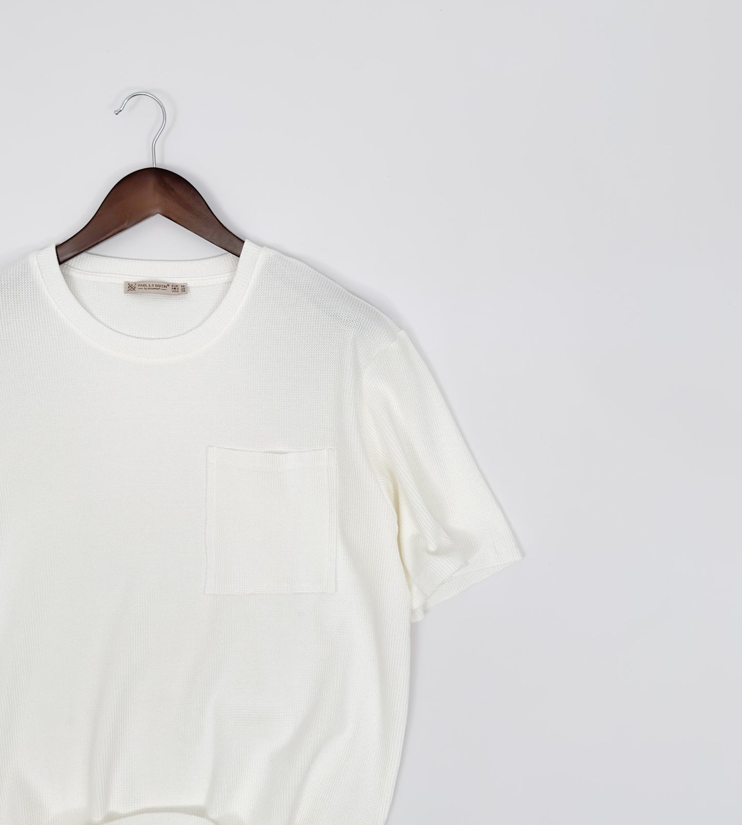 Paul LE Guen Solid Colour Pocket Patched Loose Fit Short Sleeve TSHIRT