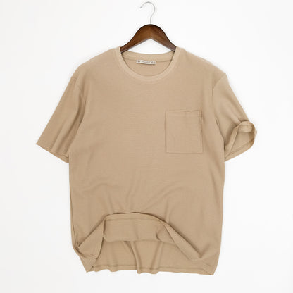 Paul LE Guen Solid Colour Pocket Patched Loose Fit Short Sleeve TSHIRT