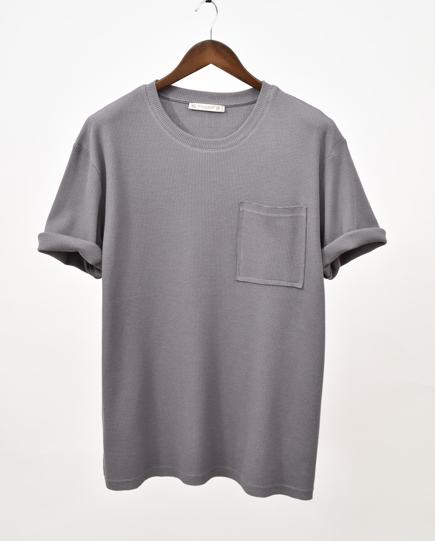 Paul LE Guen Solid Colour Pocket Patched Loose Fit Short Sleeve TSHIRT