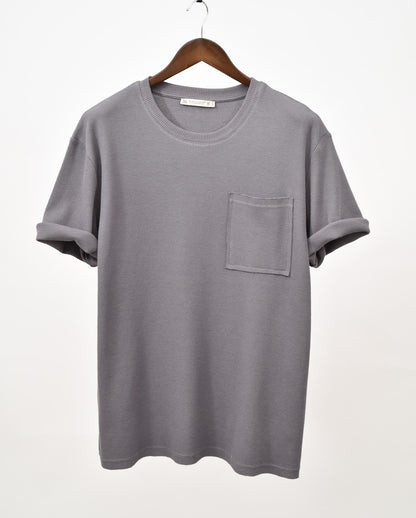 Paul LE Guen Solid Colour Pocket Patched Loose Fit Short Sleeve TSHIRT